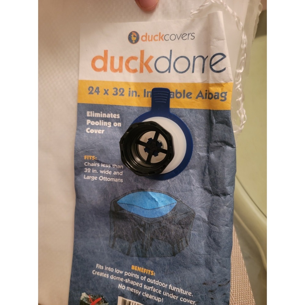 Duck Covers DD2432 Duck Dome Airbag, 32" L x 24" W, White, Patio Furniture Cover